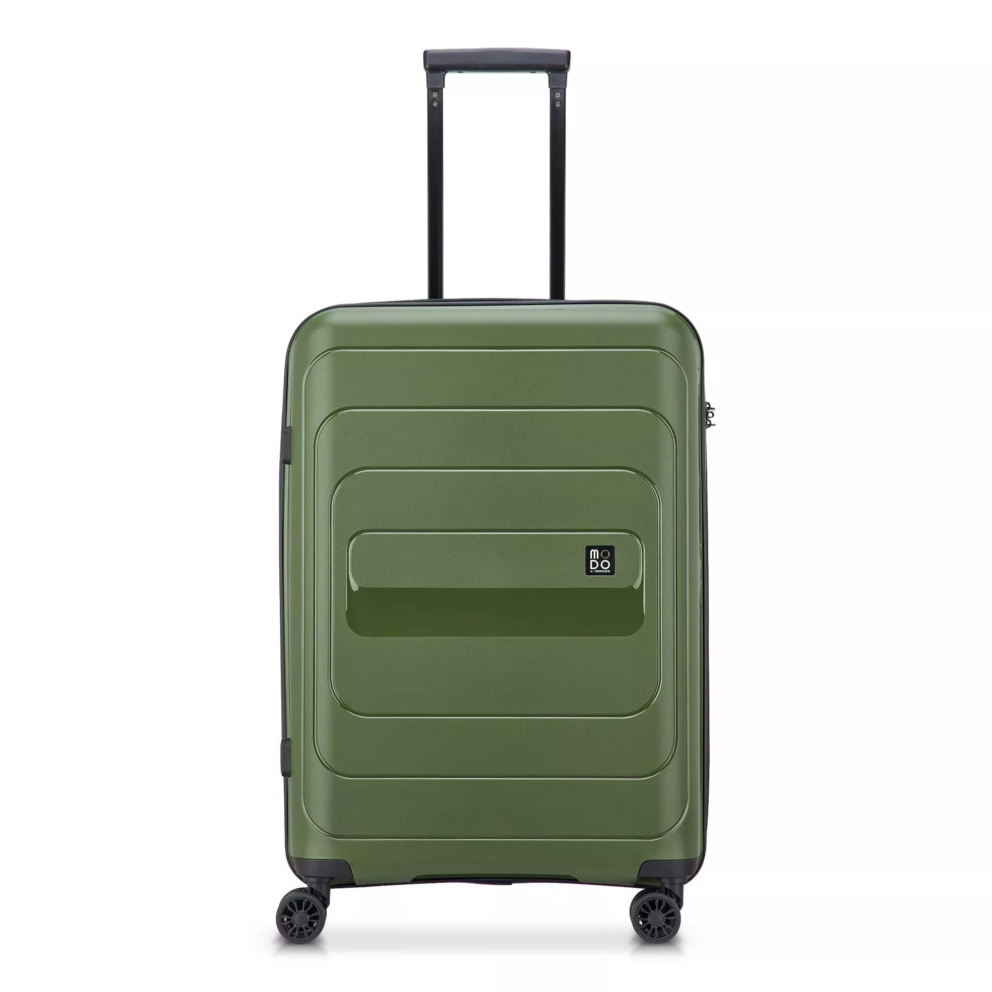 Modo by Roncato Trolley Medio Rigido 4 Ruote da Viaggio 66x43,5x25 VERDE TU | Giò Fashion