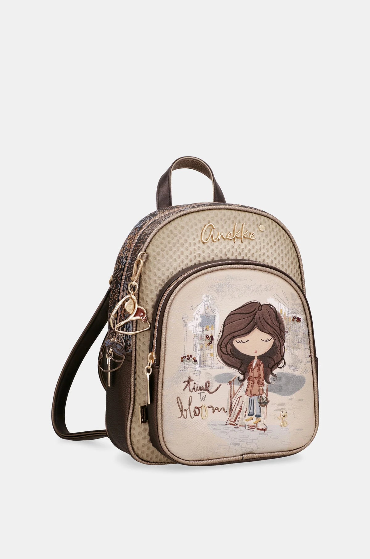 Zaino Donna Anekke con Tasche e Chiusura a Cerniera