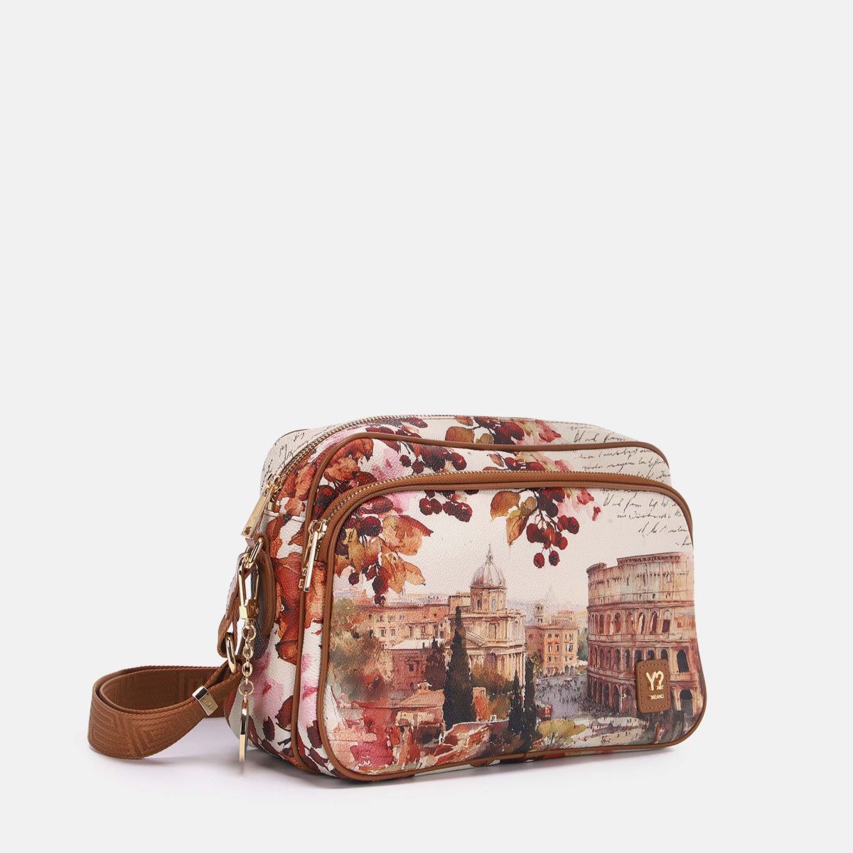 Ynot? Yes Bag Borsa Reporter Donna con Tracolla in Tessuto