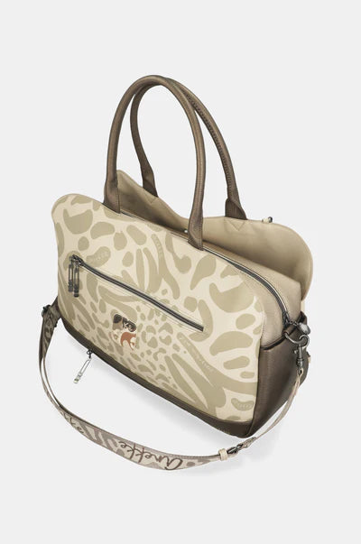 Borsa a Mano Anekke Donna Capiente con Tracolla Regolabile Beige TU | Giò Fashion