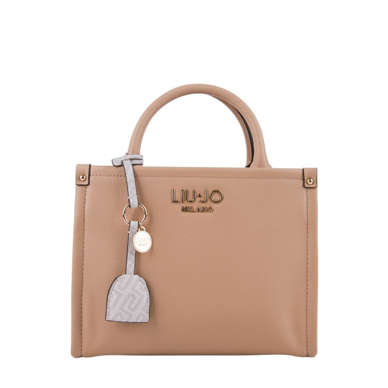 Borsa a mano Liu Jo da donna elegante con doppio manico e charm logato