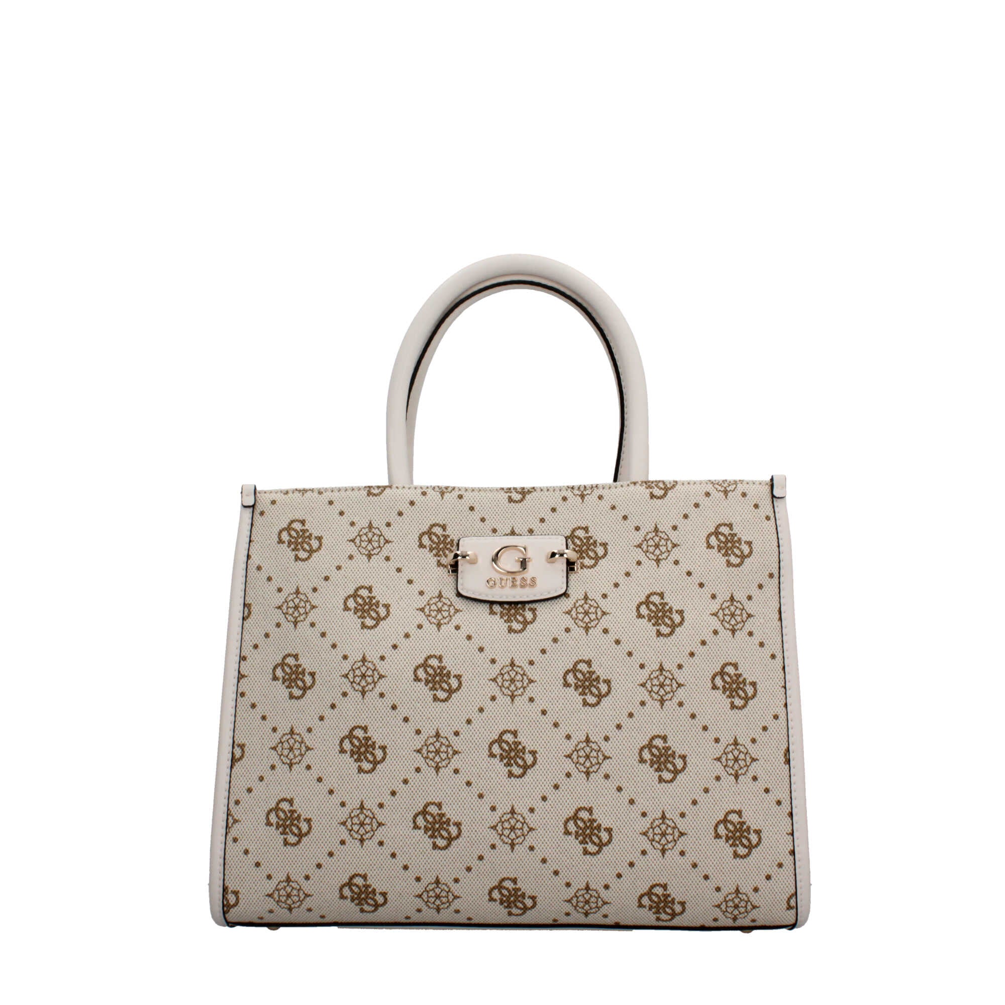 Guess Tote Noelle 4G logo shopper raffinata da donna BEIGE TU | Giò Fashion
