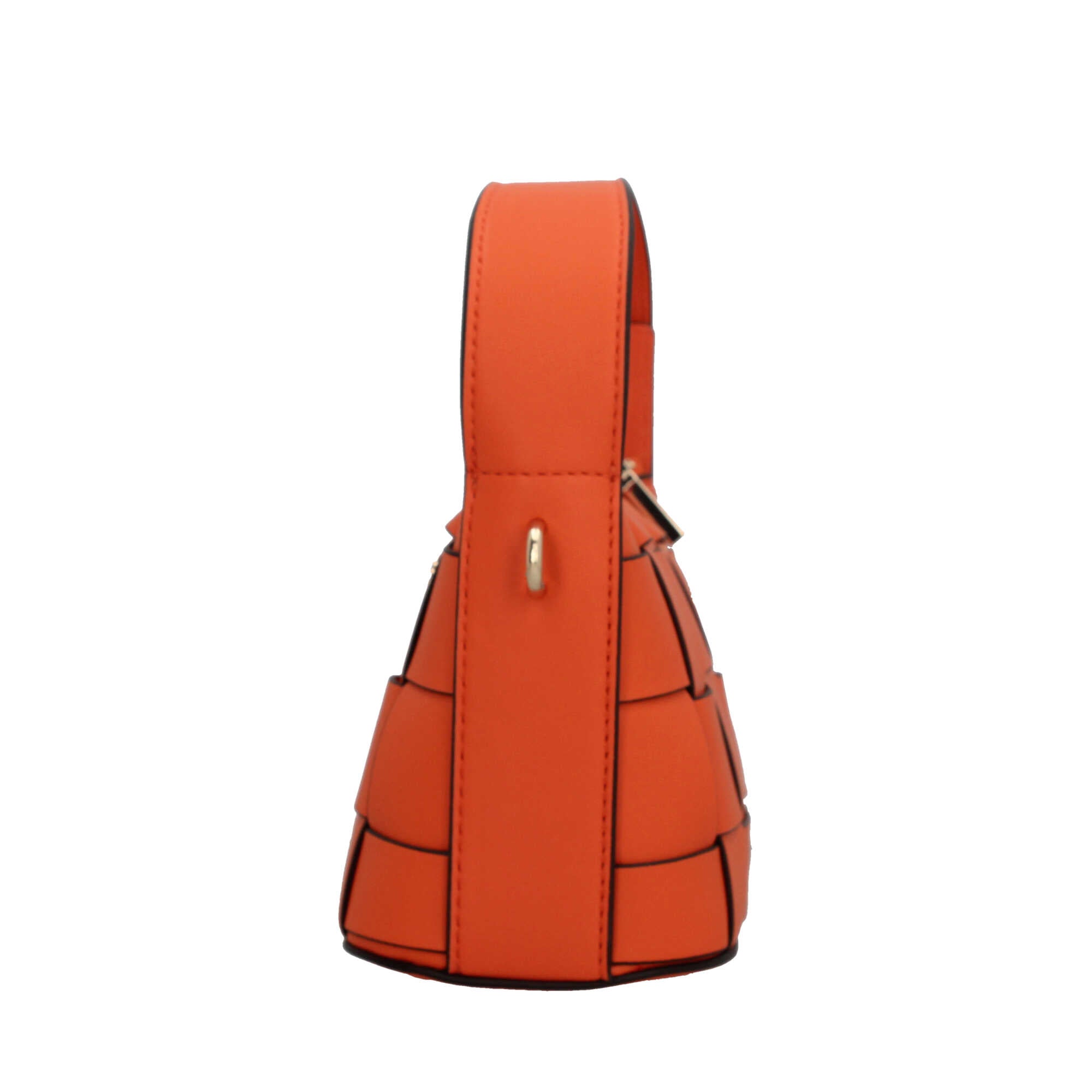 Borsa a spalla Guess intrecciata con logo frontale