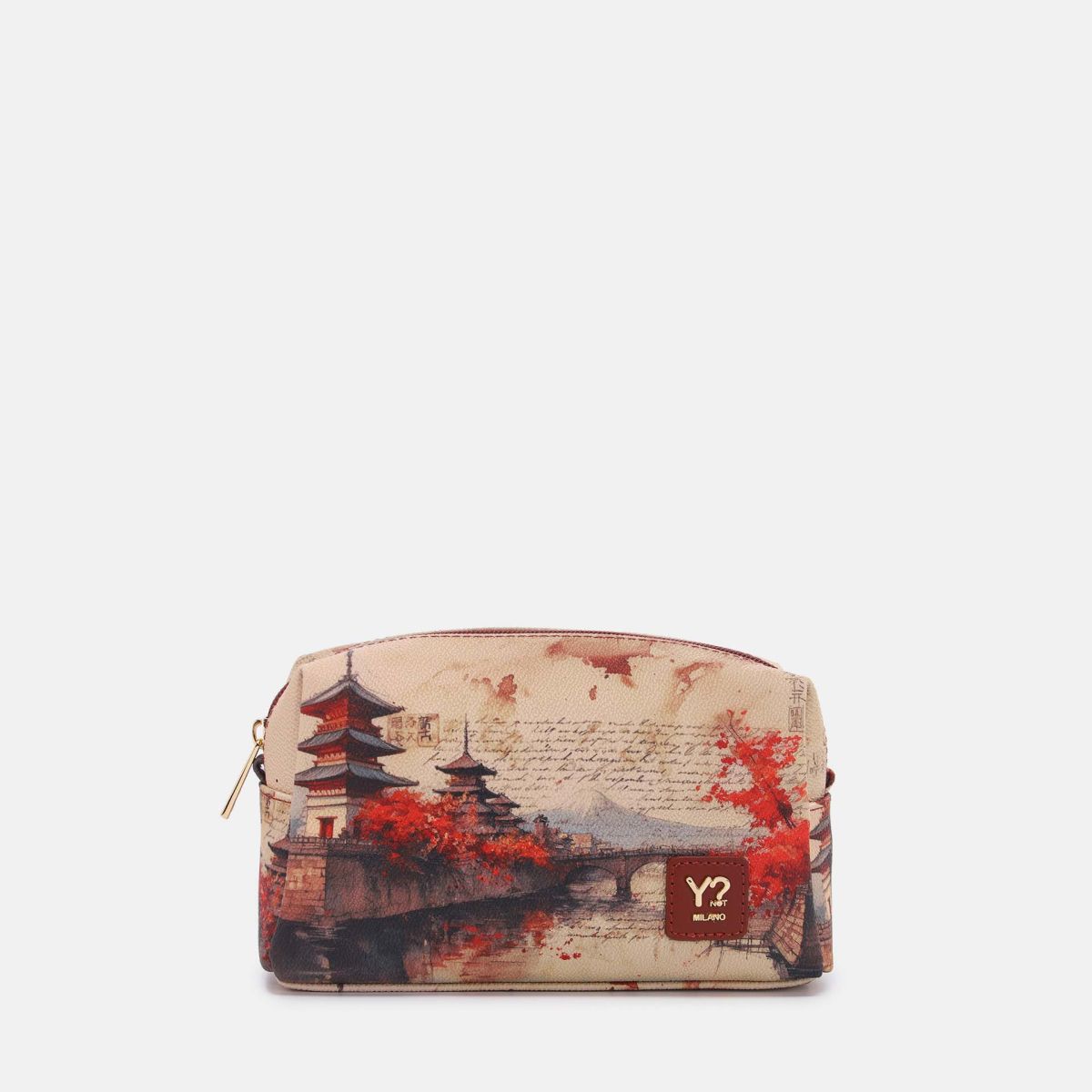 Ynot? Yes Bag Beauty Case Grande Donna in Ecopelle con Zip