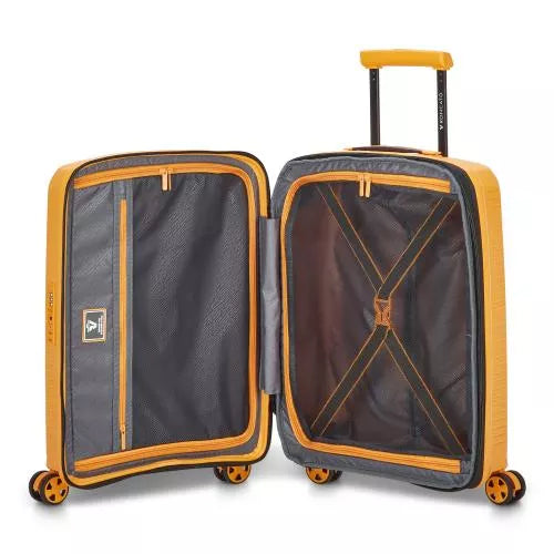Trolley Cabina Roncato Espandibile 4 Ruote Scocca Rigida Giallo TU | Giò Fashion