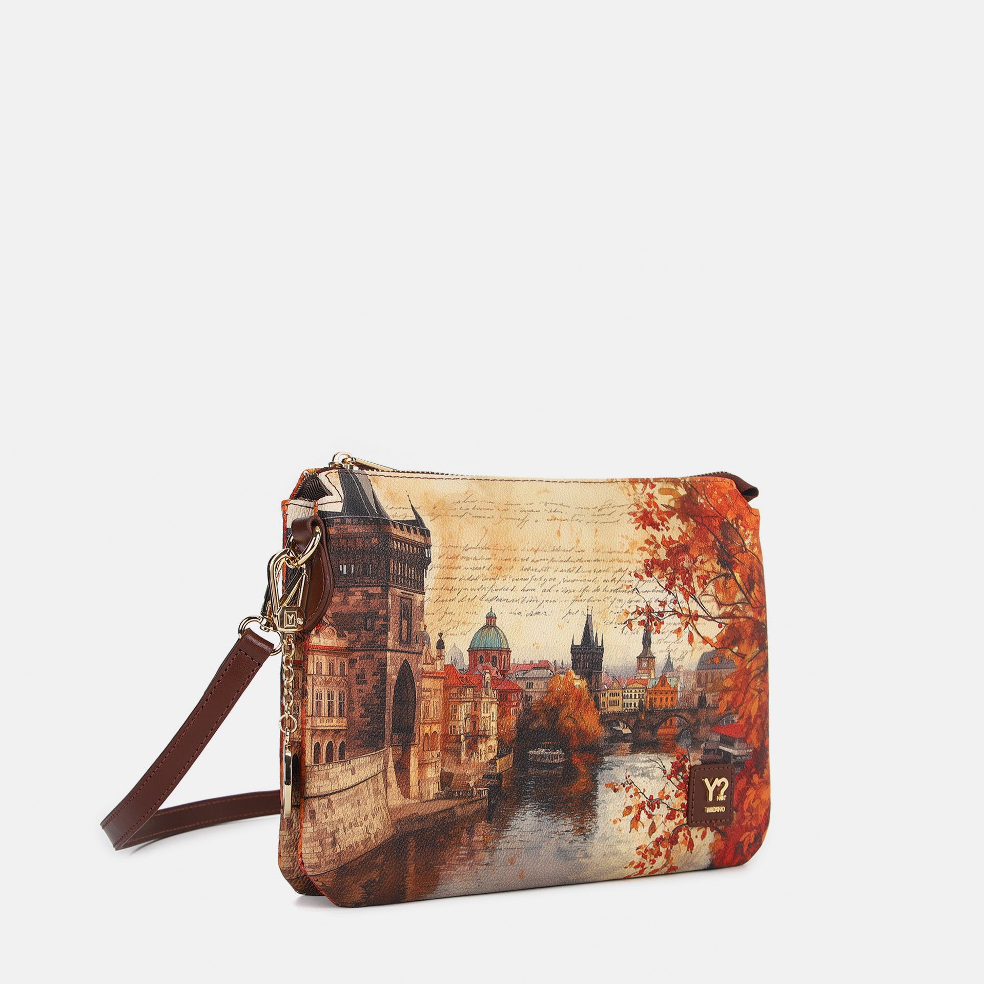 Ynot? Yes Bag Borsa a Tracolla Donna con Due Scomparti