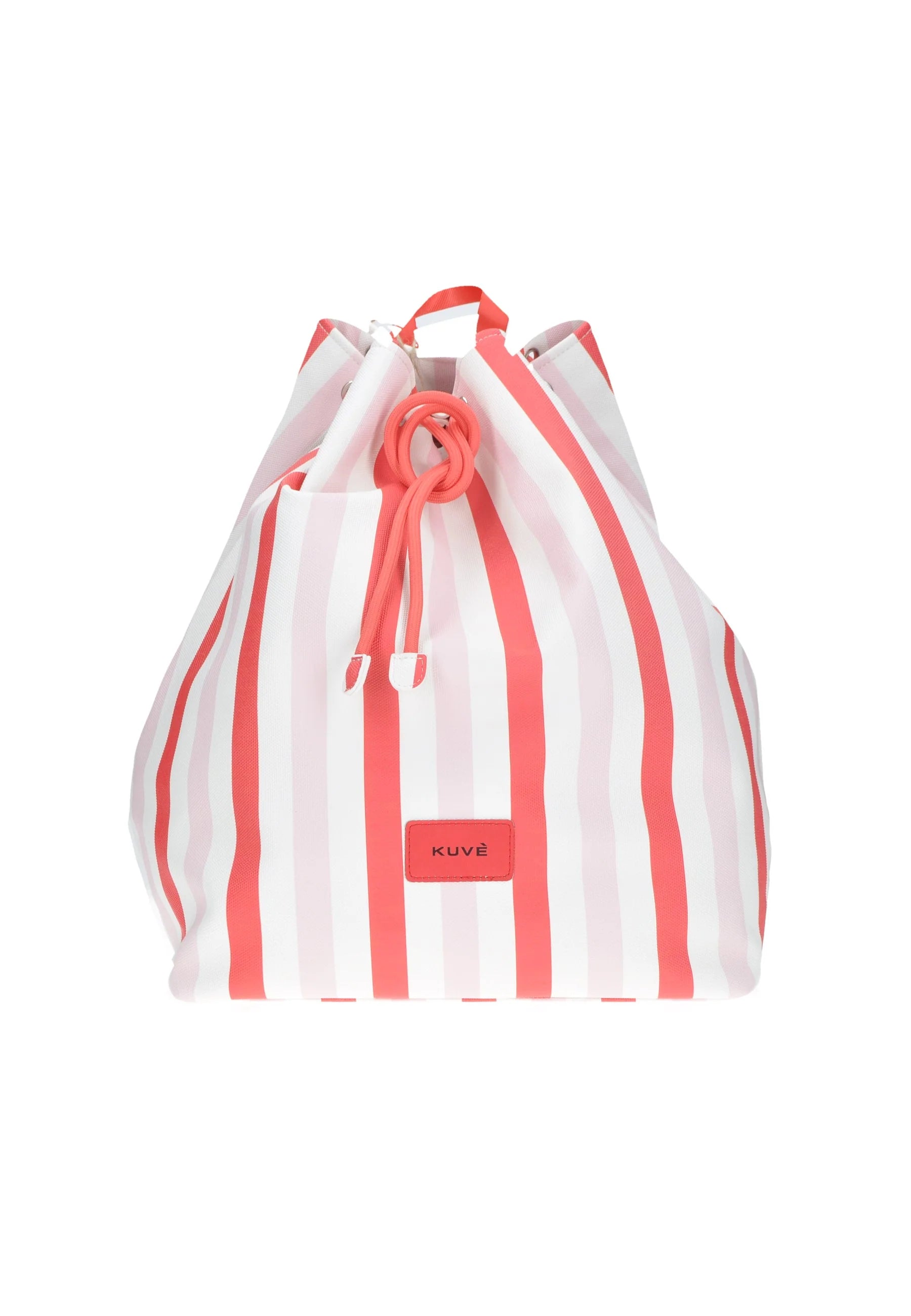 Zaino KUVE con chiusura a coulisse e righe verticali