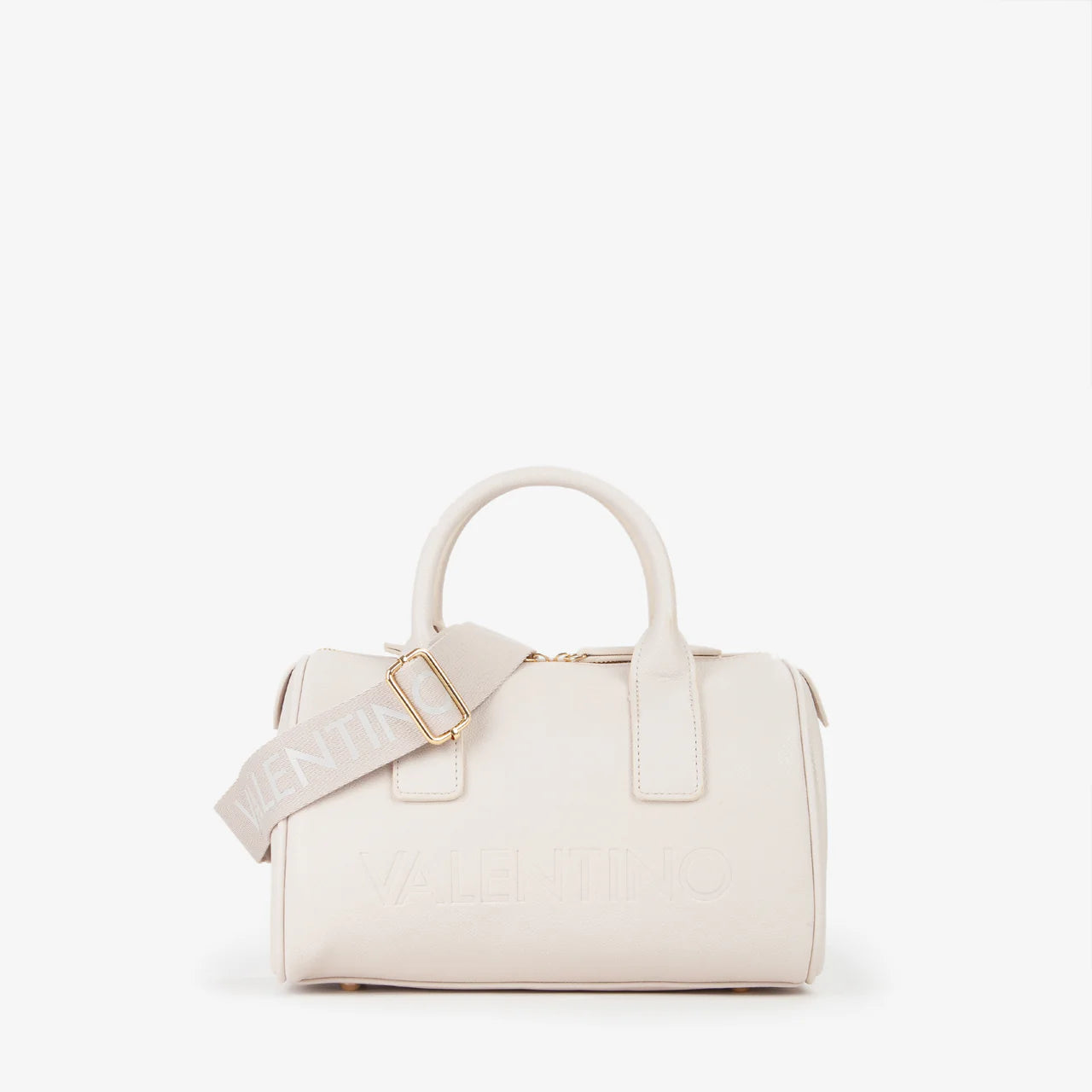 Valentino borsa a mano con tracolla logata regolabile Avorio TU | Giò Fashion