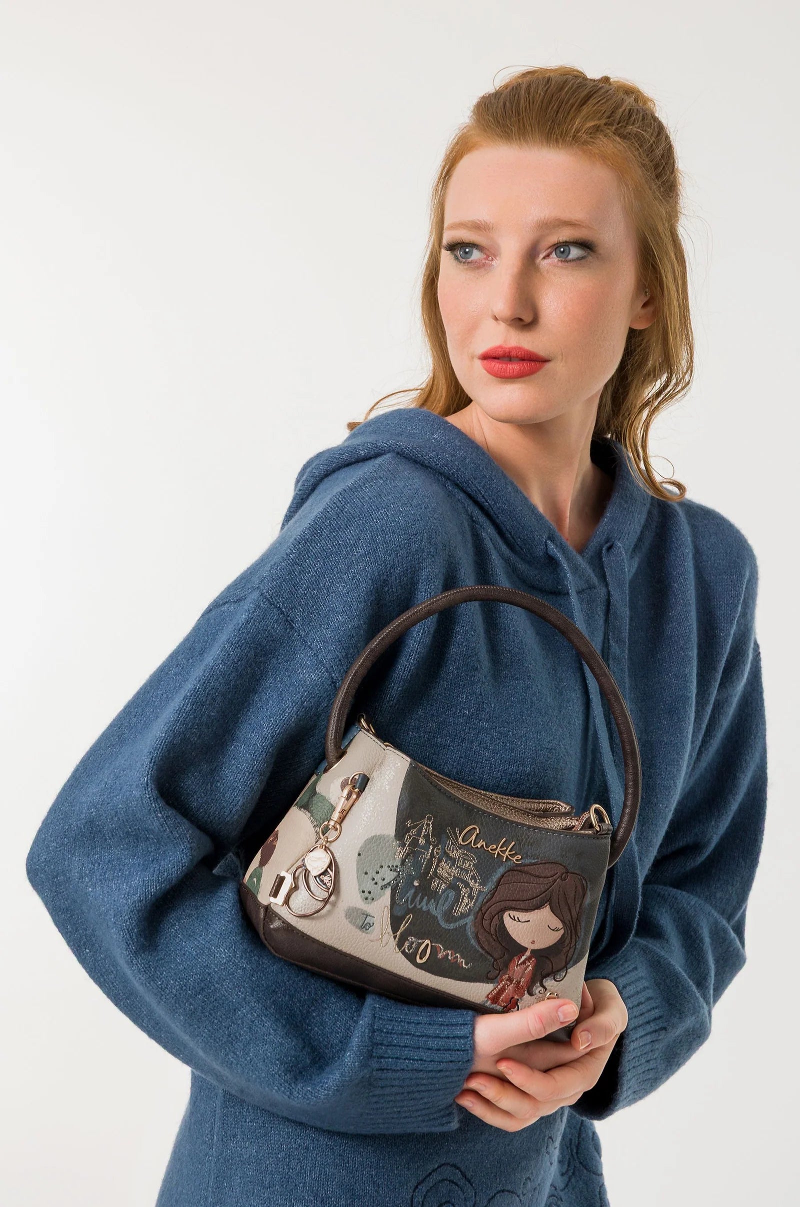 Borsa a Spalla Donna Anekke con Tracolla Regolabile