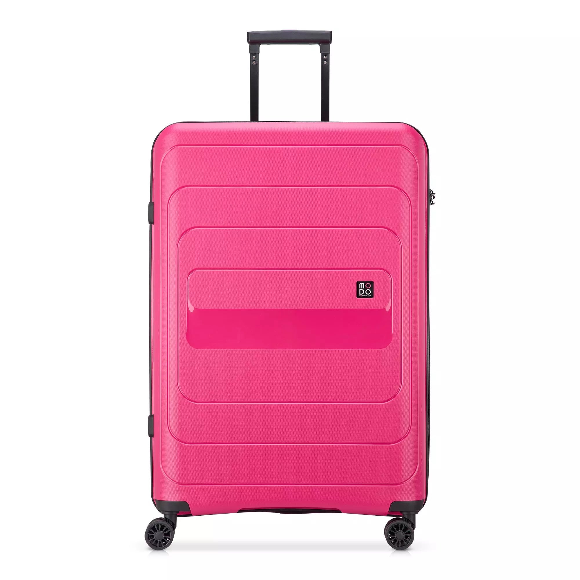 Modo by Roncato Trolley Grande Rigido 4 Ruote da Viaggio 76x49,5x28,5 Rosa TU | Giò Fashion