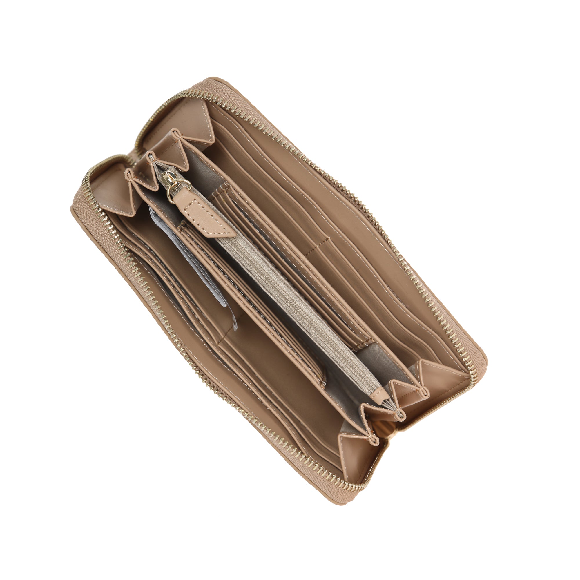 Portafoglio By Byblos zip around capiente Beige TU | Giò Fashion