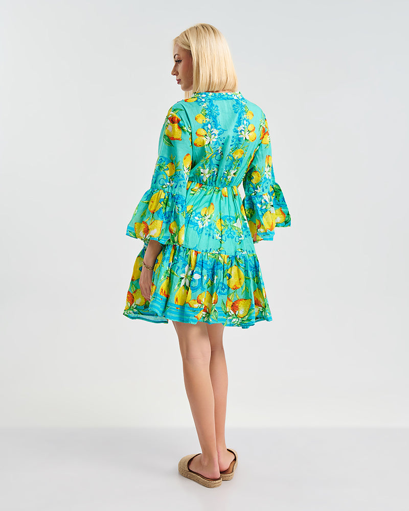 Ble Resort Collection Kaftan Corto Limoni