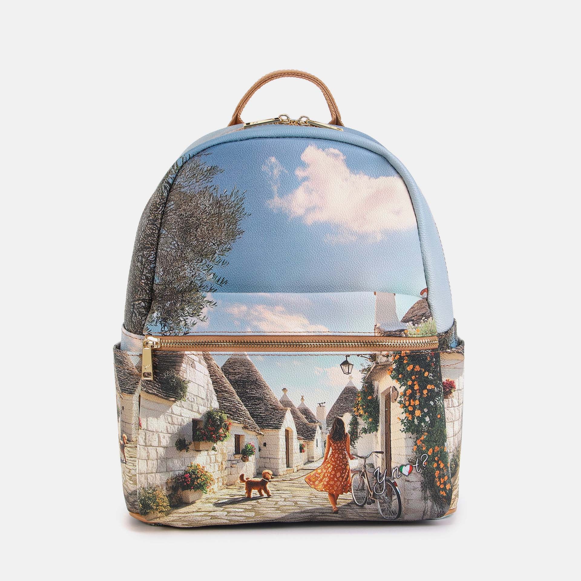 Y-Not Zaino Grande YesBag Trulli Love TU | Giò Fashion