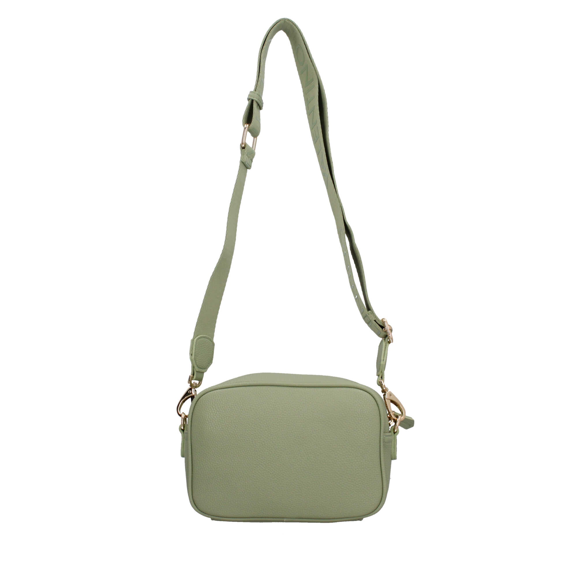 Borsa a tracolla Valentino con logo frontale e design compatto Verde TU | Giò Fashion