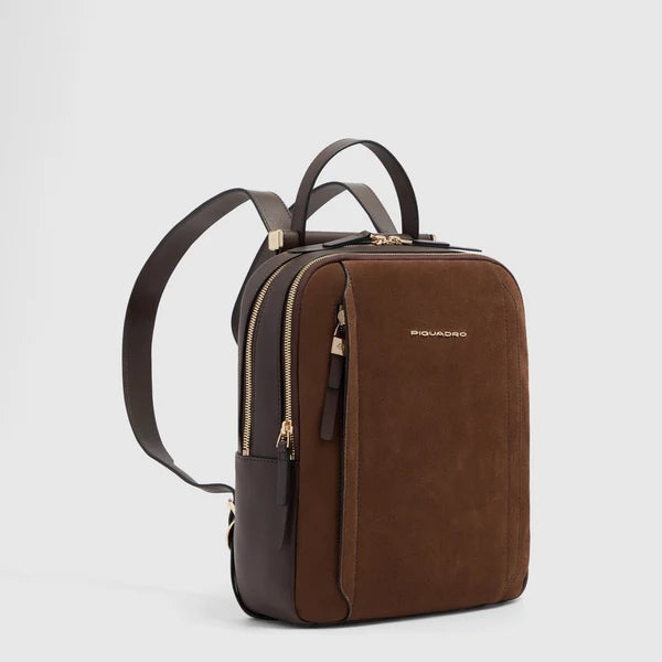 Zaino Piquadro in Pelle per Donna – Porta iPad Pro 12.9” con Protezione RFID