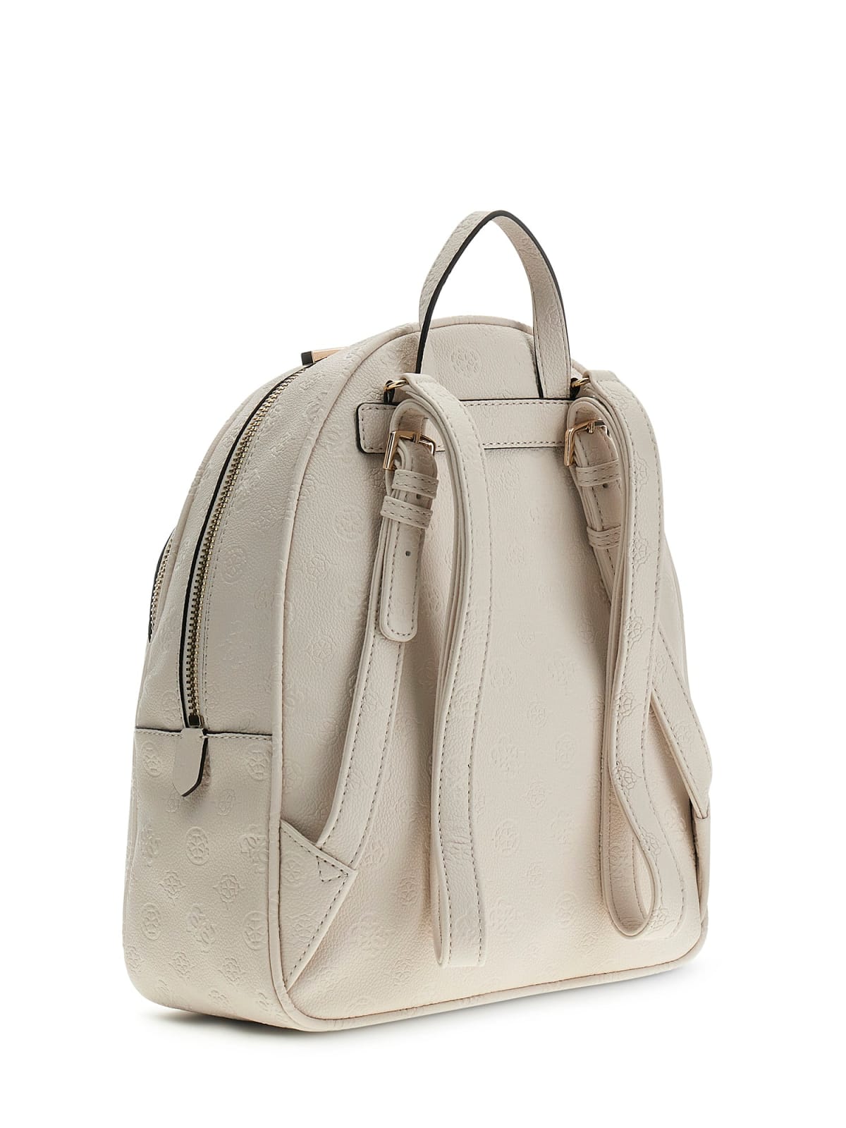 Zaino Guess donna logo emboss con zip e tasche multiple