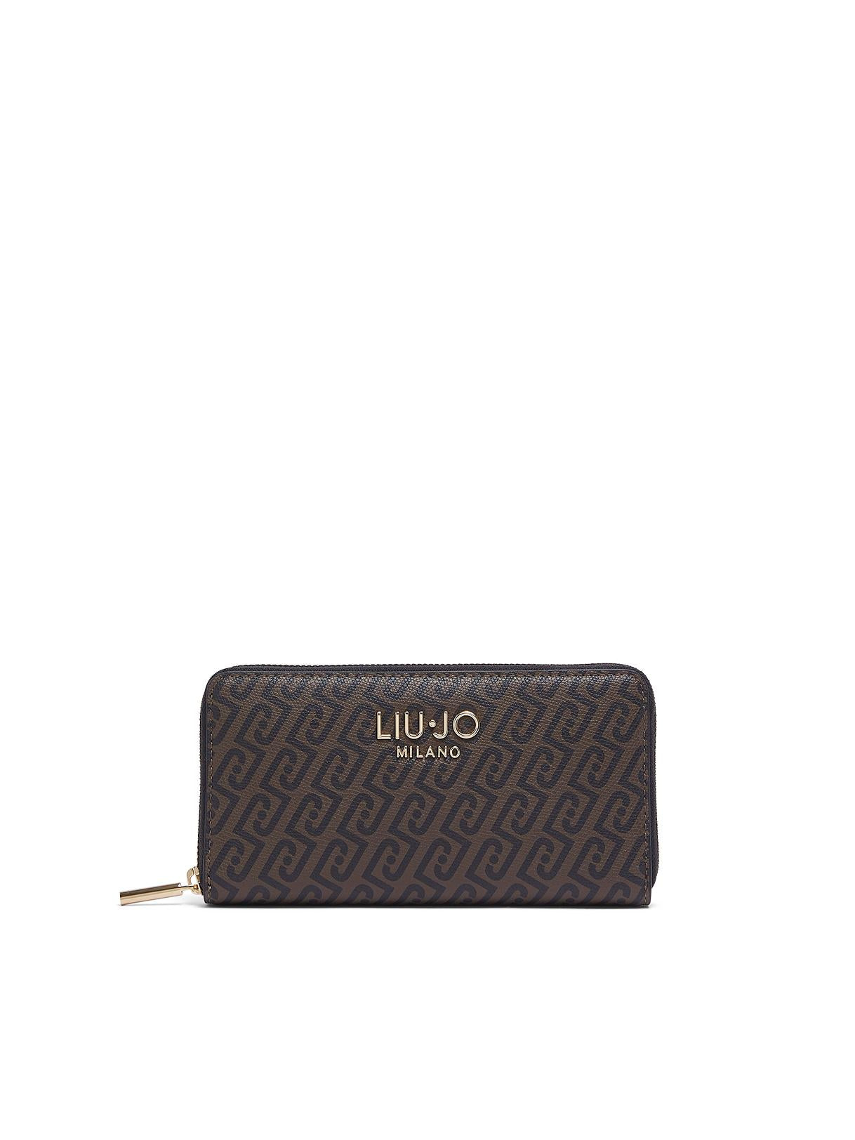 Liu Jo Portafoglio Grande Donna Zip Around Monogram