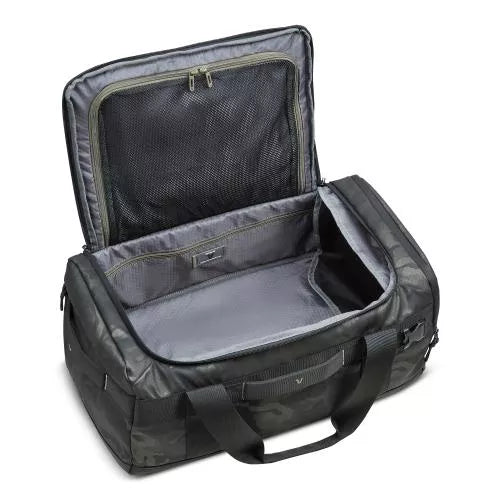 Borsone sportivo compatto con tasche e tracolla regolabile CAMOUFLAGE TU | Giò Fashion