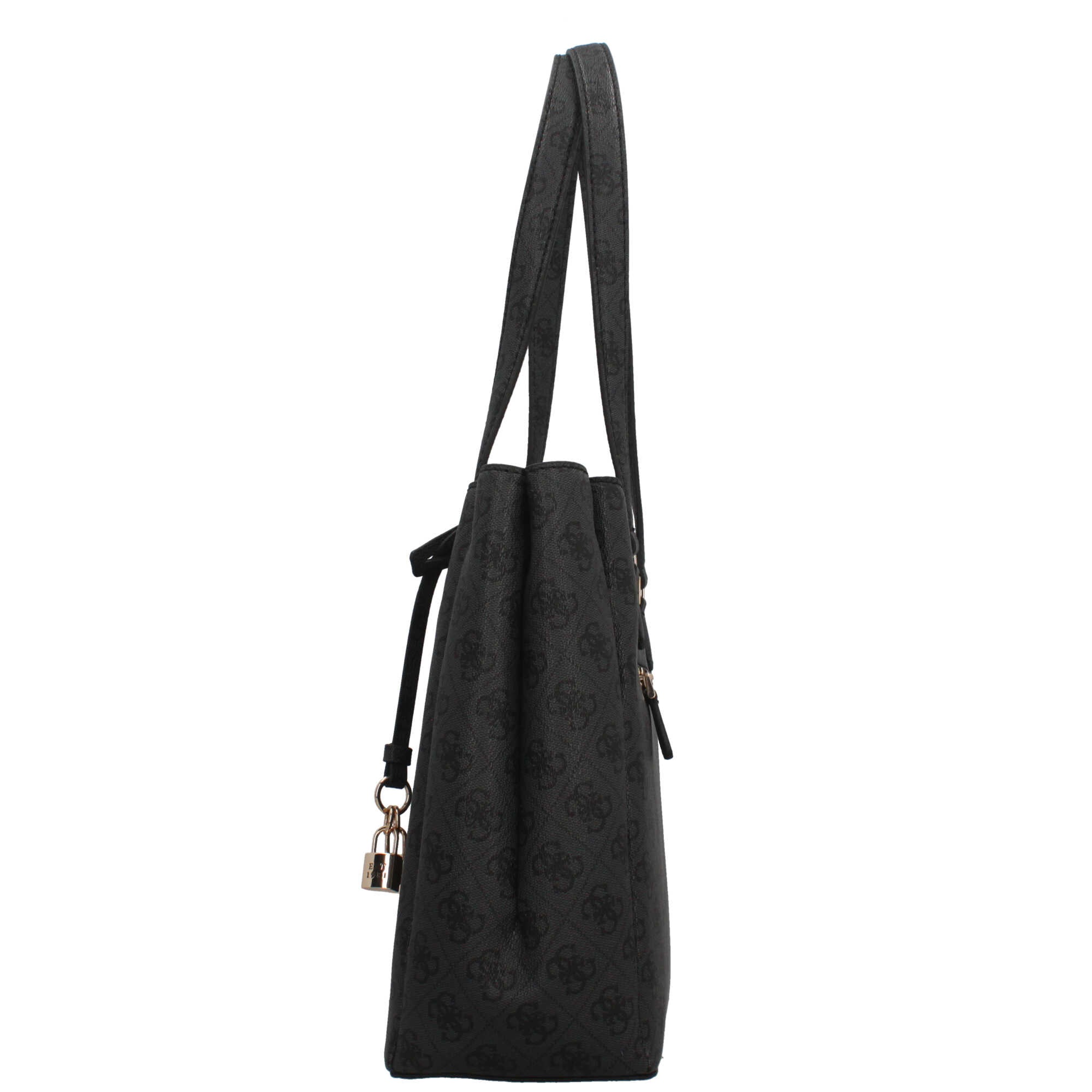 Borsa a mano Guess elegante con dettagli metallici NERO TU | Giò Fashion