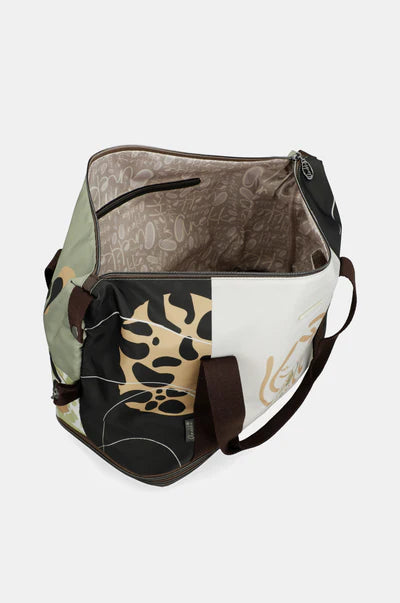 Borsa viaggio Anekke donna capiente con doppi manici Marrone TU | Giò Fashion