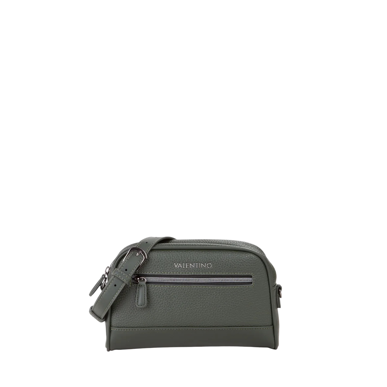 Borsa a tracolla compatta Valentino con zip frontale