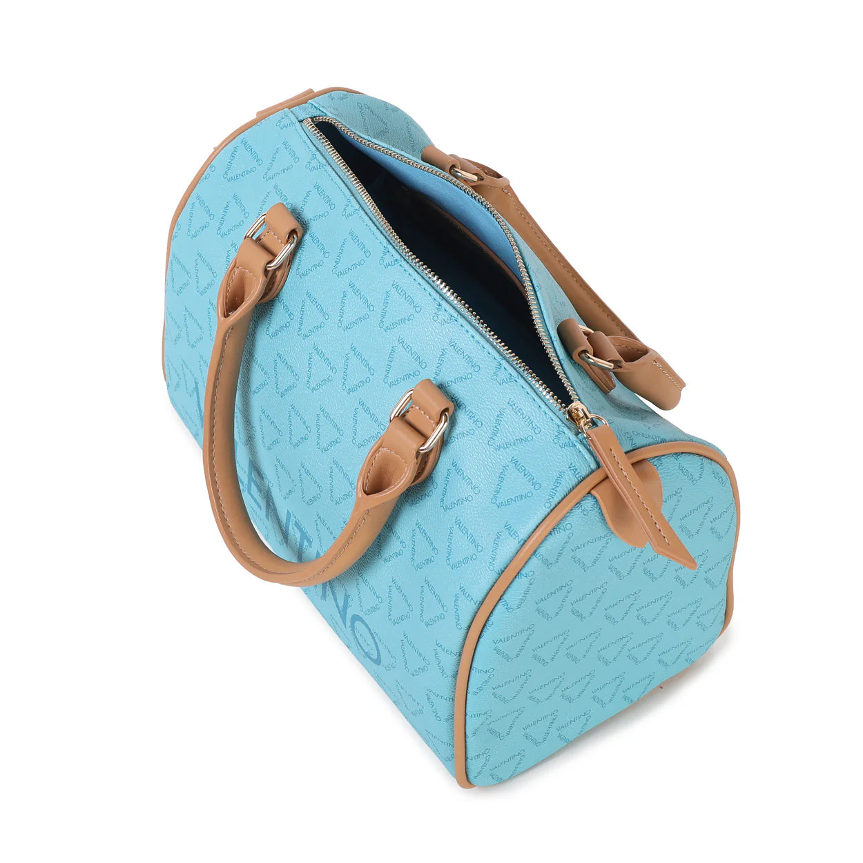 Borsa Valentino a mano modello bauletto con logo all over