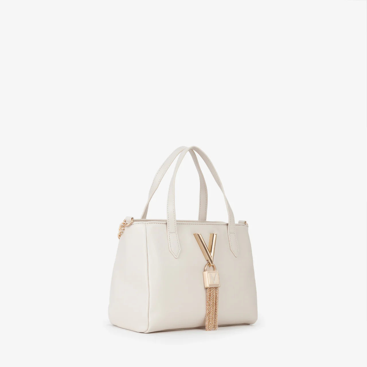 Valentino borsa a mano donna con dettaglio V pendente