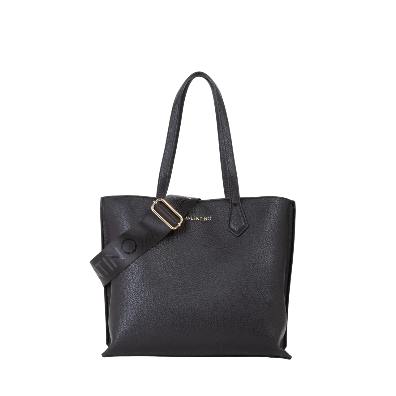 Valentino borsa shopper donna con tracolla logata