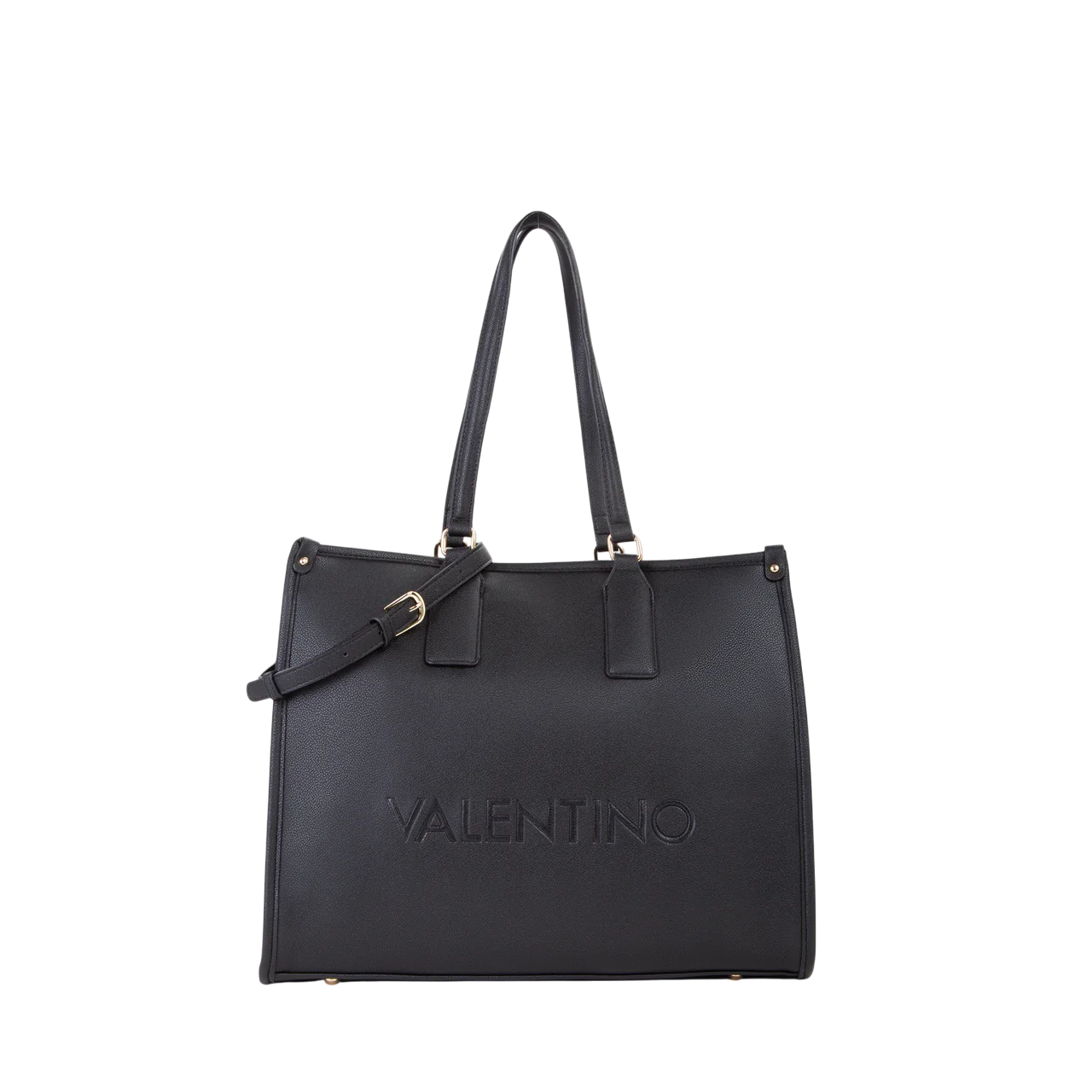 Valentino shopper a spalla con scomparti multipli