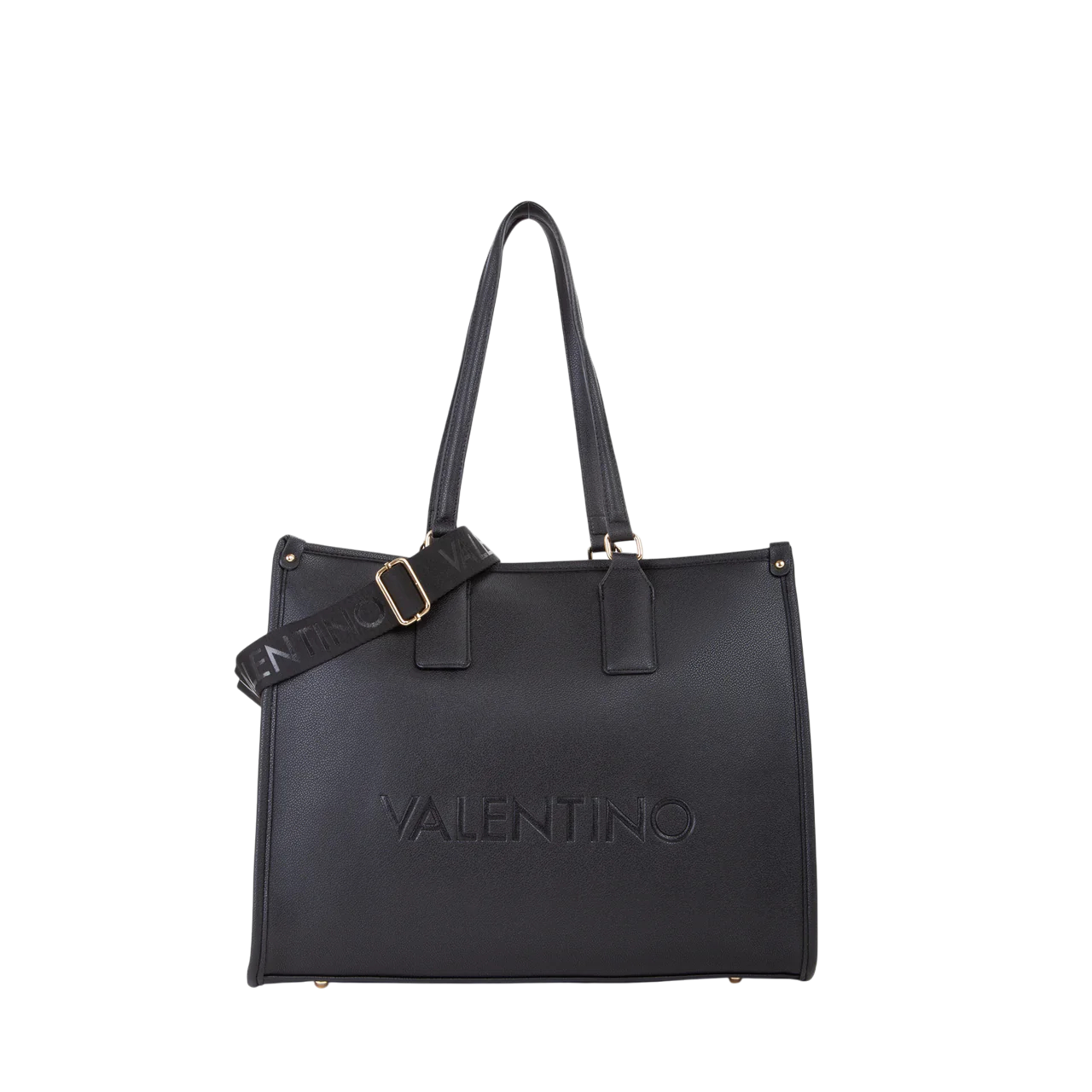 Valentino shopper a spalla con scomparti multipli