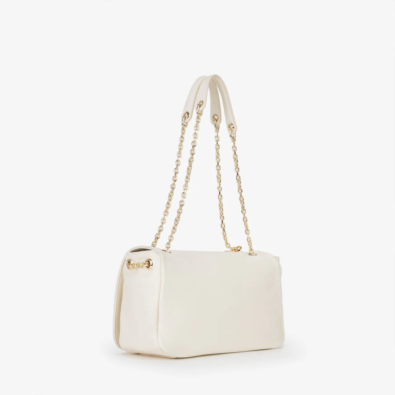 Valentino borsa a spalla con catena e charm logo