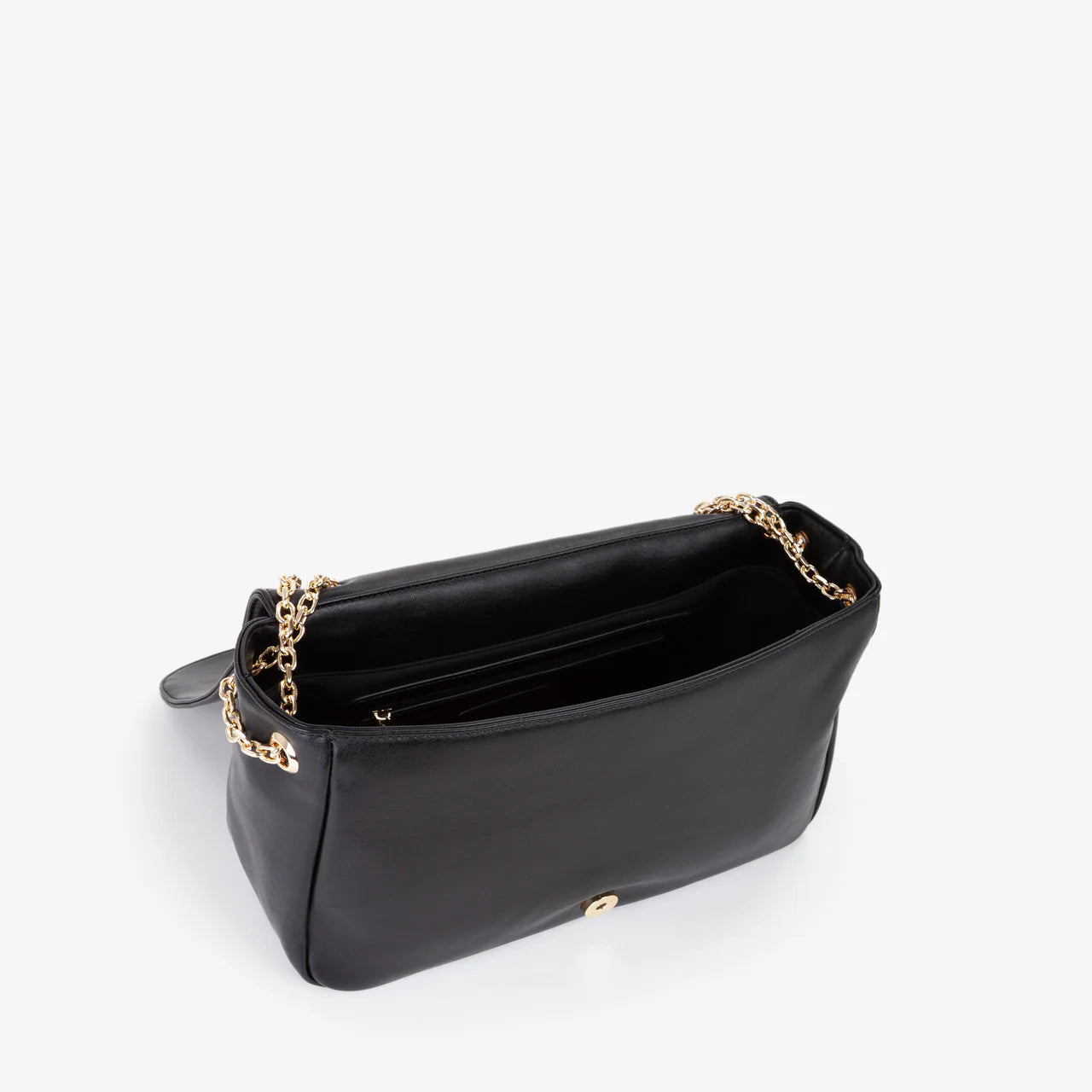 Valentino borsa a spalla con catena e charm logo