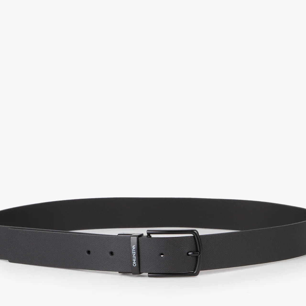 Cintura uomo Valentino in pelle reversibile con fibbia opaca