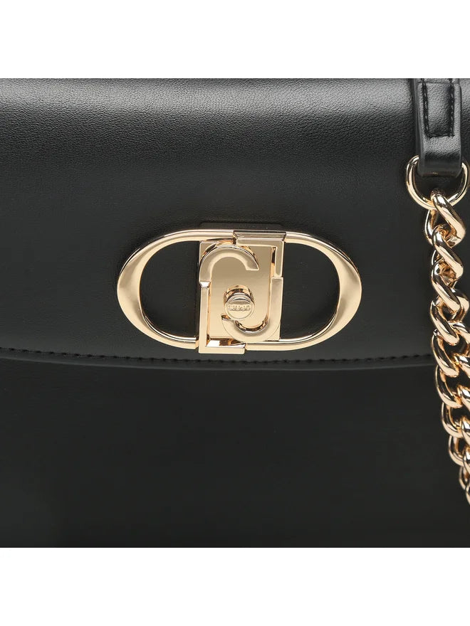 Borsa a tracolla Liu Jo elegante con catena dorata Nero TU | Giò Fashion