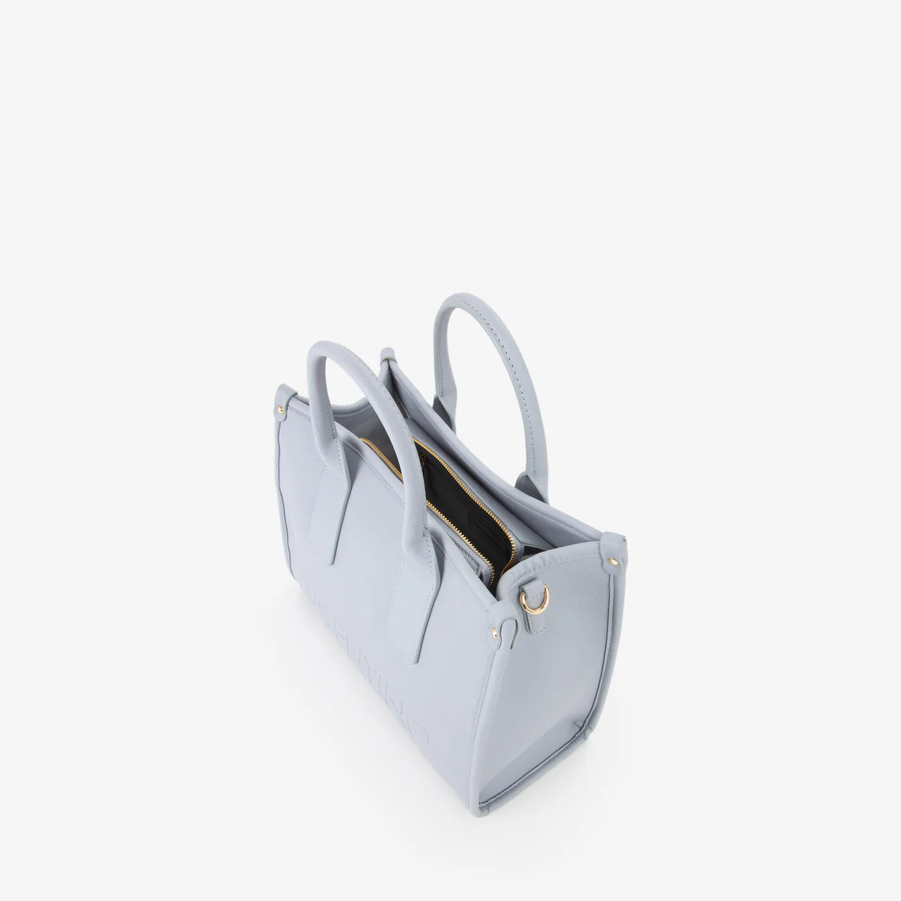Valentino borsa a mano donna con tracolla logata AZZURRO TU | Giò Fashion