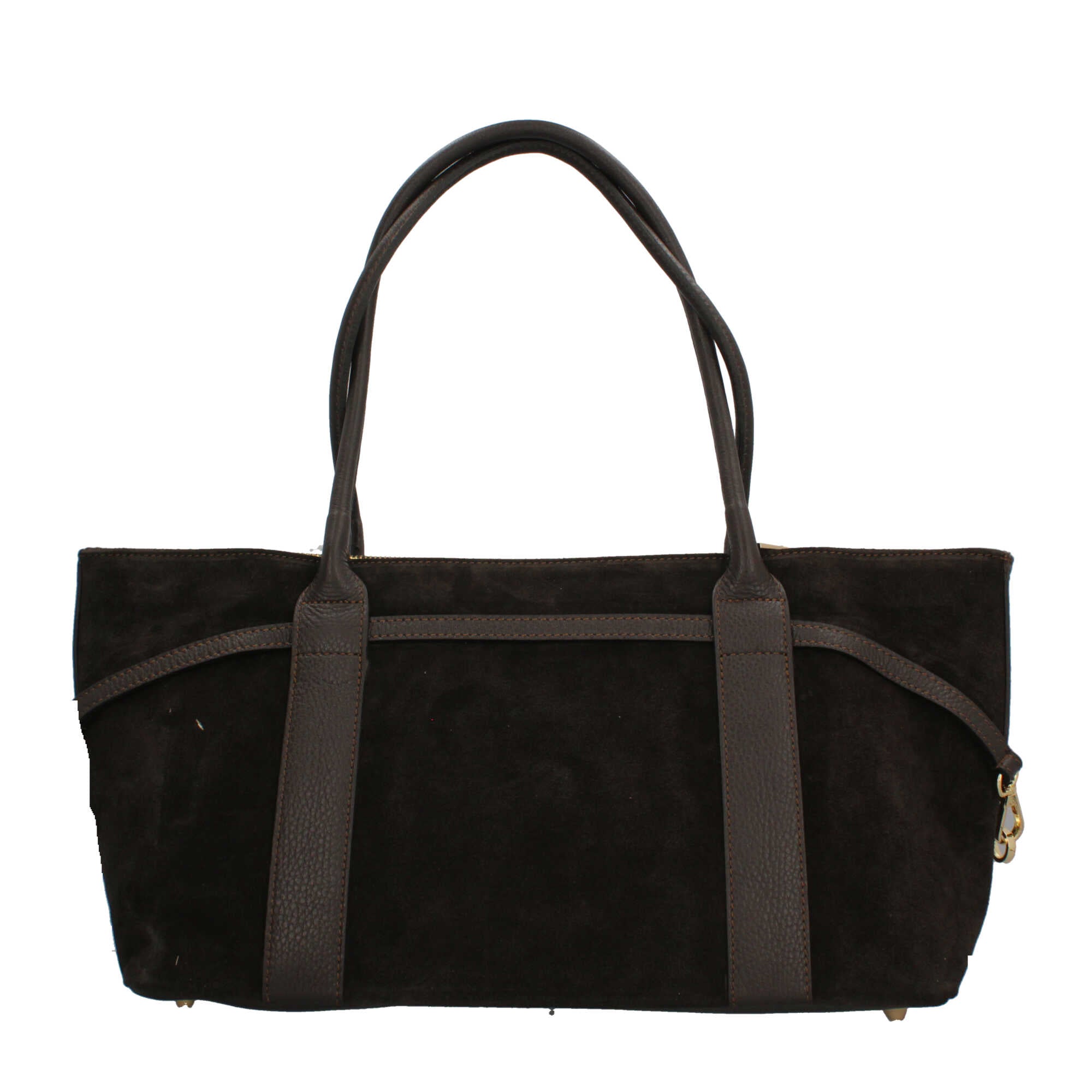 Borsa in vera pelle Made in Italy a mano e spalla elegante Marrone TU | Giò Fashion