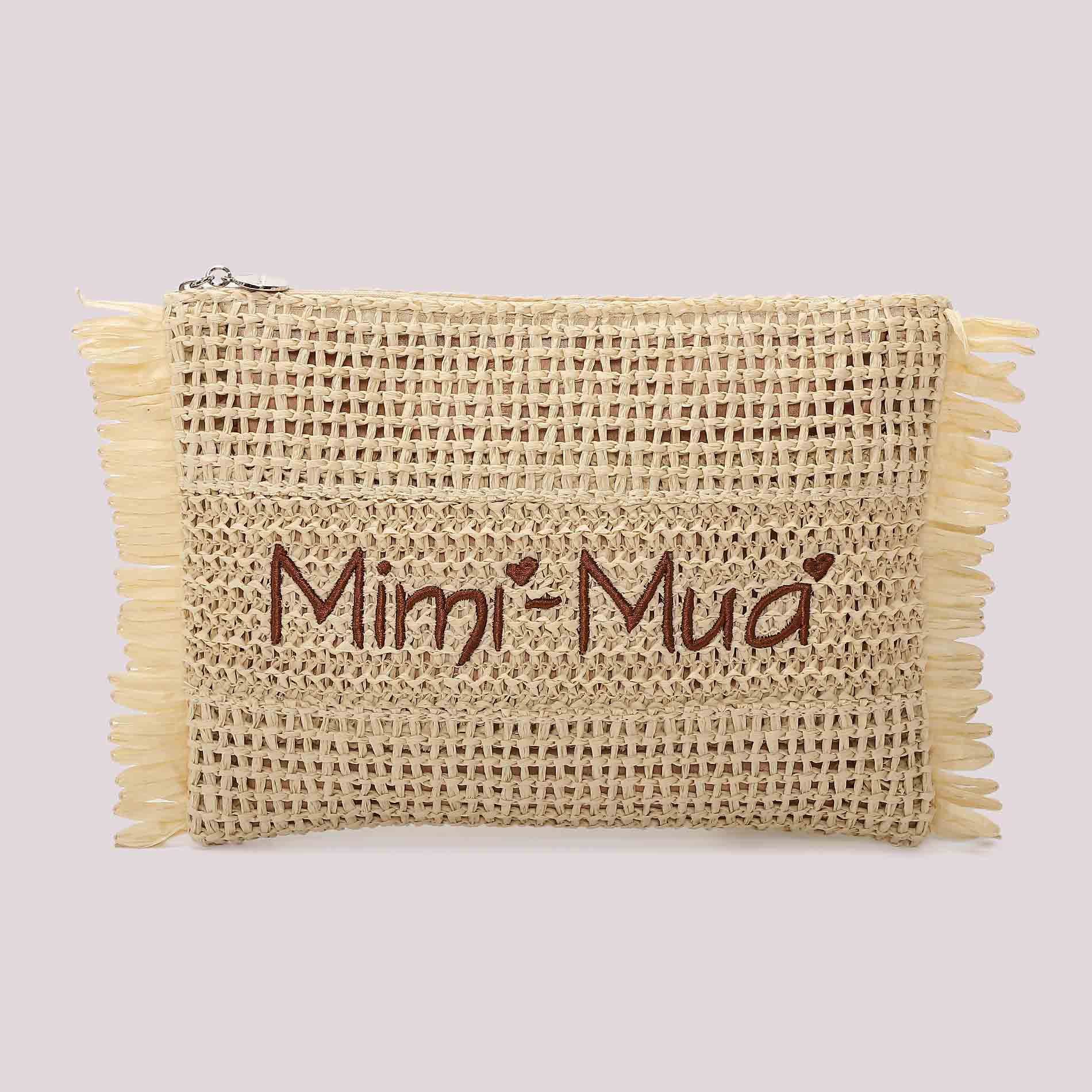Pochette Mimi Mua Straw Paper
