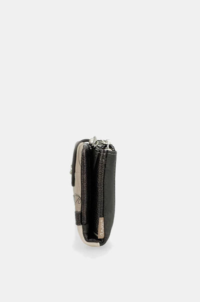 Portafoglio donna Anekke con zip grande organizer Grigio TU | Giò Fashion