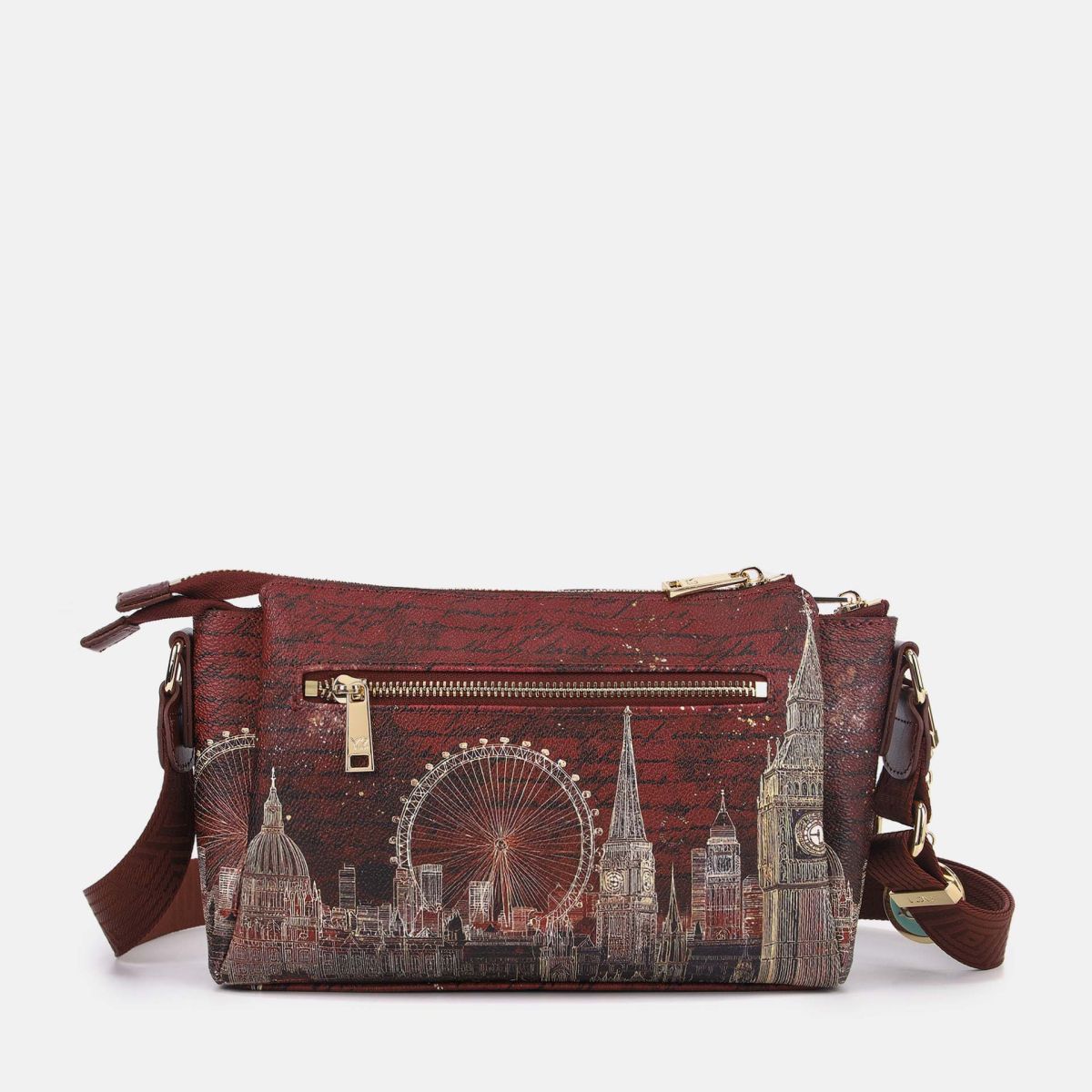 Ynot? Yes Bag Borsa a Spalla Donna con 3 Scomparti