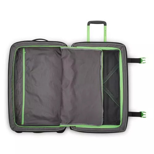 Trolley viaggio capiente con ruote e design resistente multifunzione NERO TU | Giò Fashion