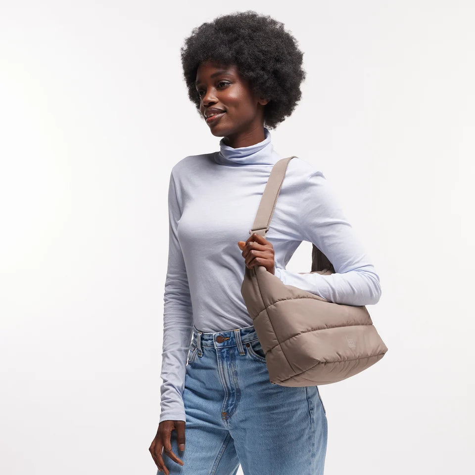 GOT BAG Puffer Square Bag Large – Borsa a Spalla Imbottita in Materiale Riciclato