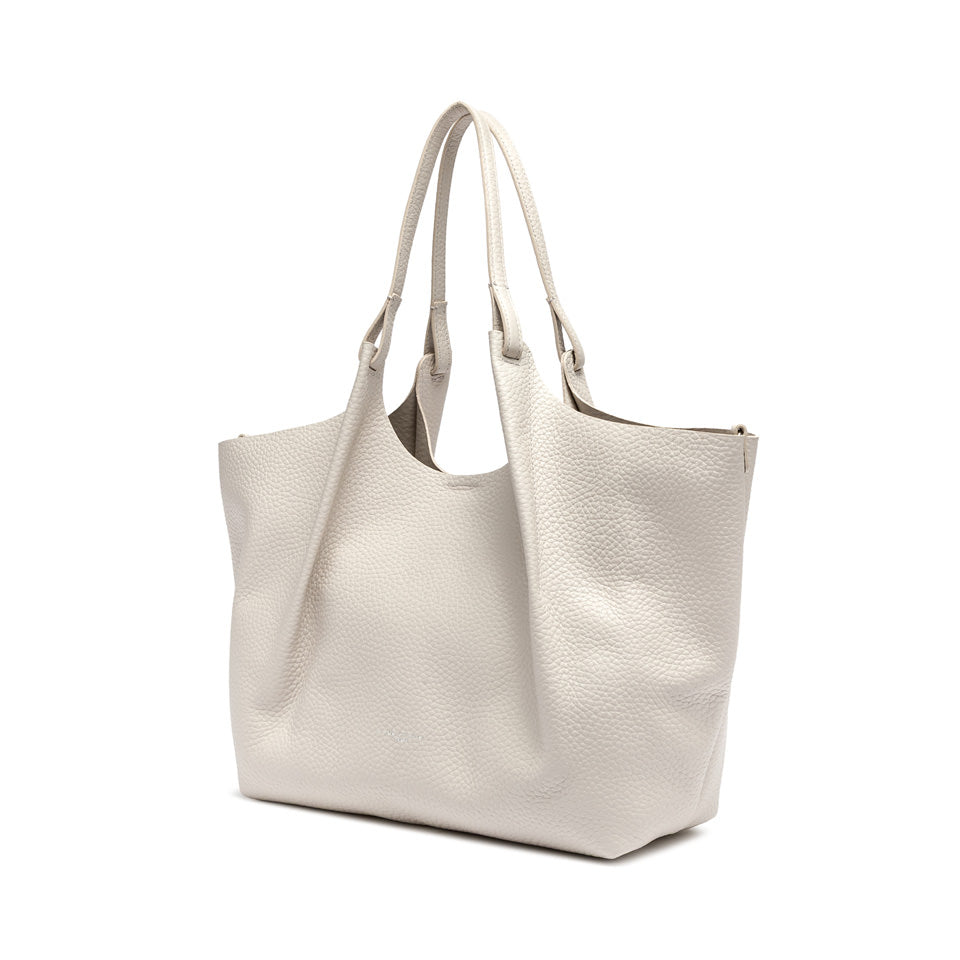 Borsa a Spalla Gianni Chiarini Dua in pelle metallizzata Sabbia TU | Giò Fashion