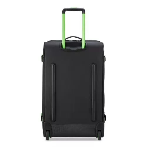 Trolley viaggio capiente con ruote e design resistente multifunzione NERO TU | Giò Fashion