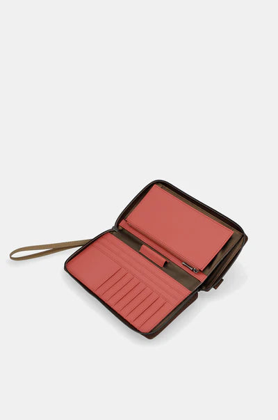 Portafoglio Anekke Donna Grande con Zip Organizzato e Funzionale