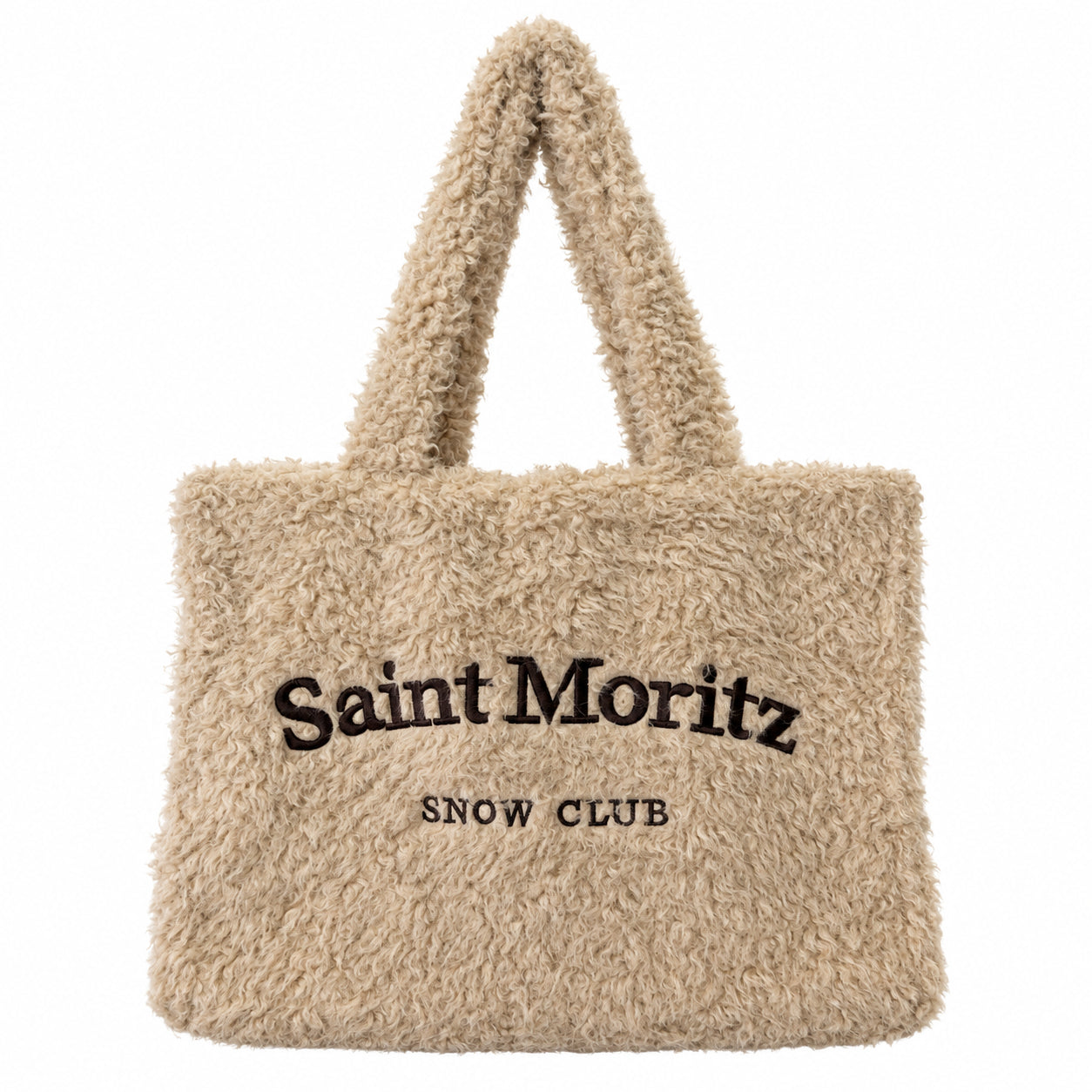 Borsa a Mano Kuvé Saint Moritz Snow Club Effetto Teddy