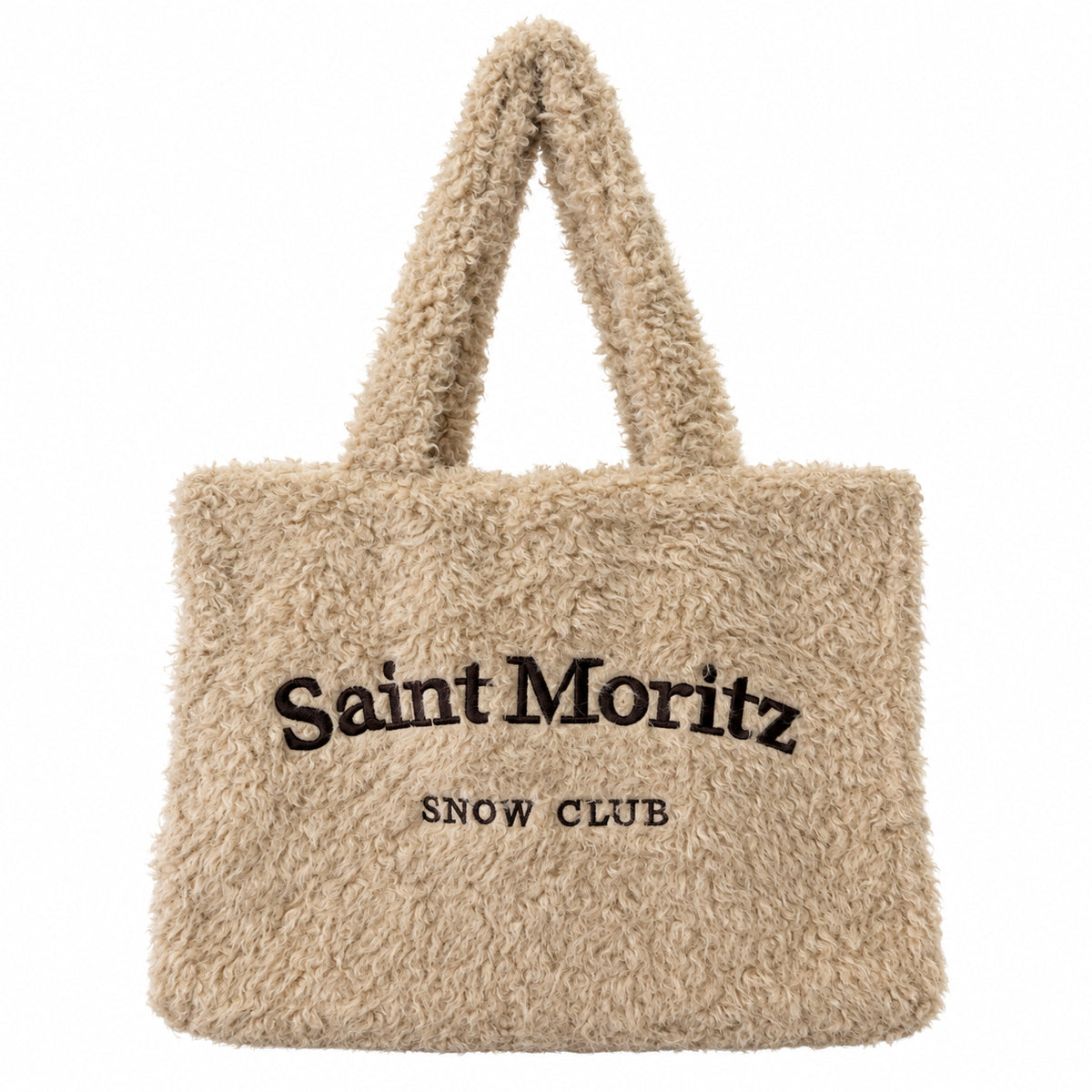 Borsa a Mano Kuvé Saint Moritz Snow Club Effetto Teddy