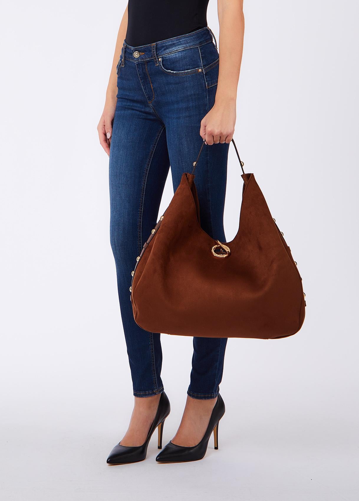 Liu Jo Borsa Hobo Grande Donna con Borchie