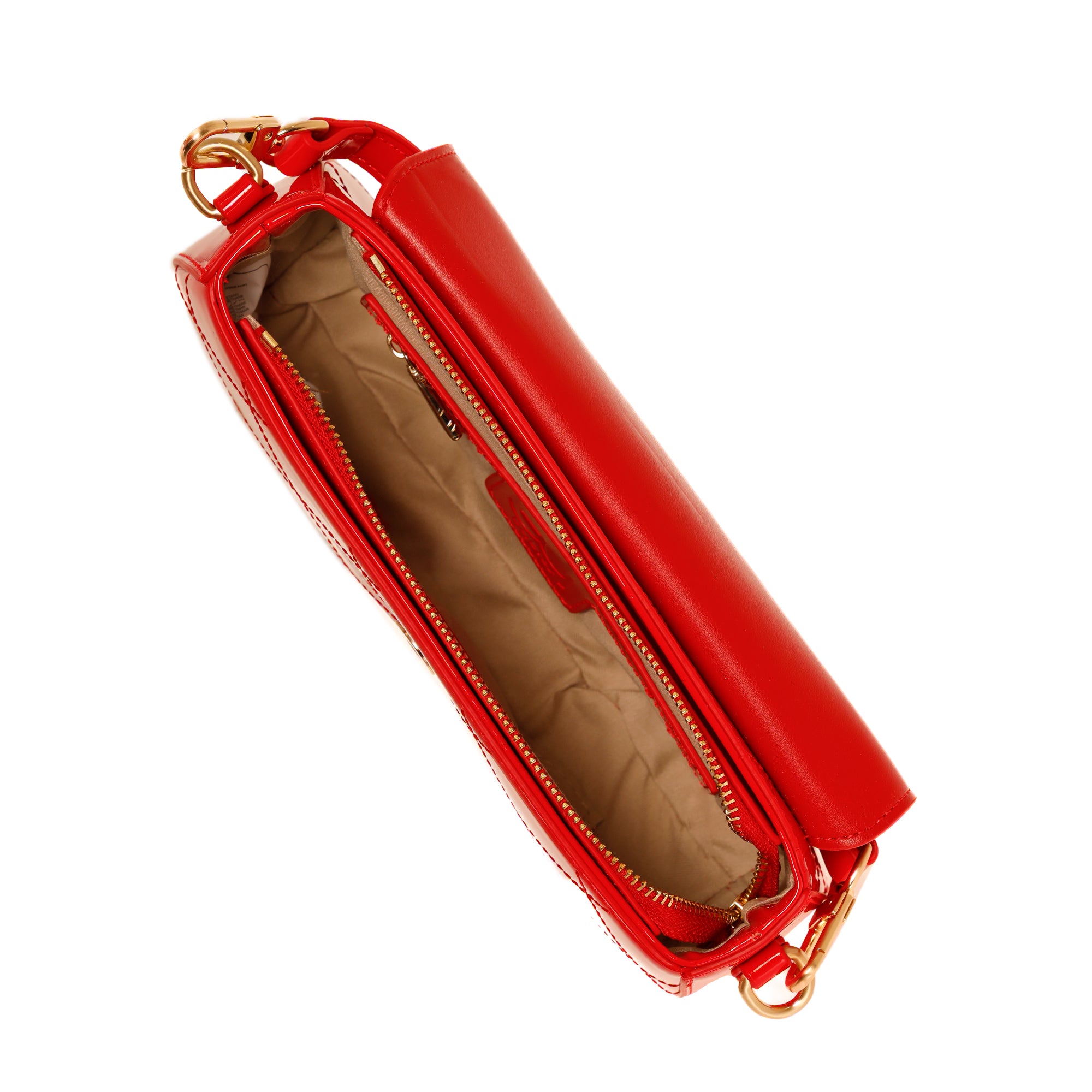 Borsa a spalla Byblos donna trapuntata con patta e tracolla regolabile elegante Rosso TU | Giò Fashion