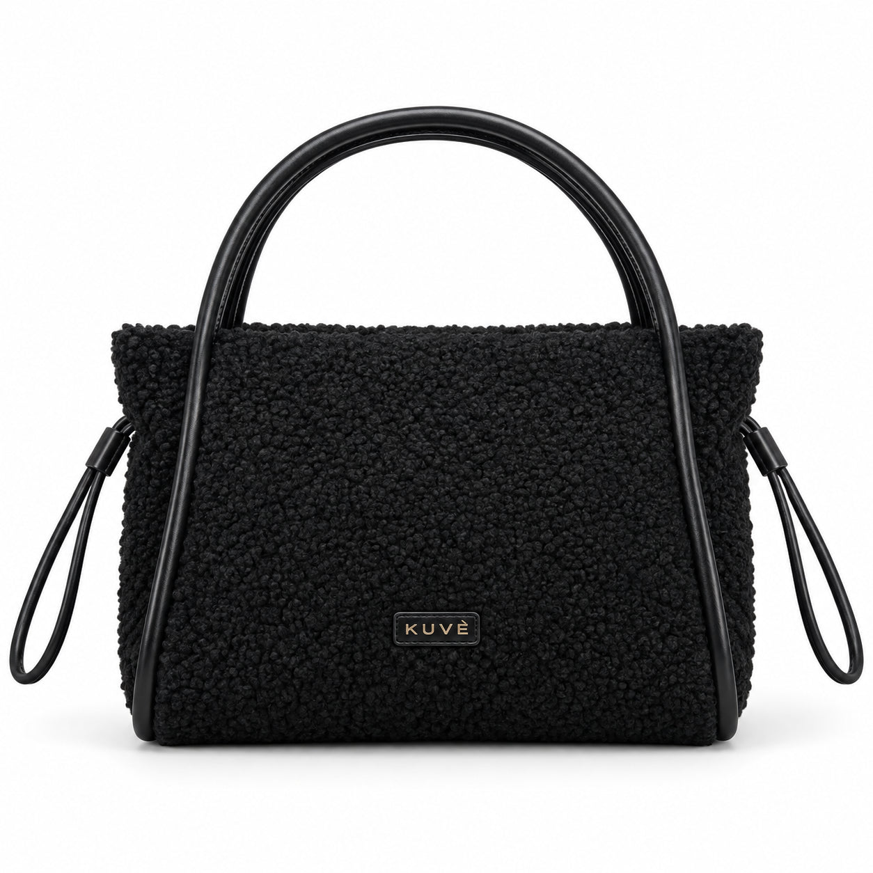 Borsa a Mano Kuvé in Teddy con Doppi Manici
