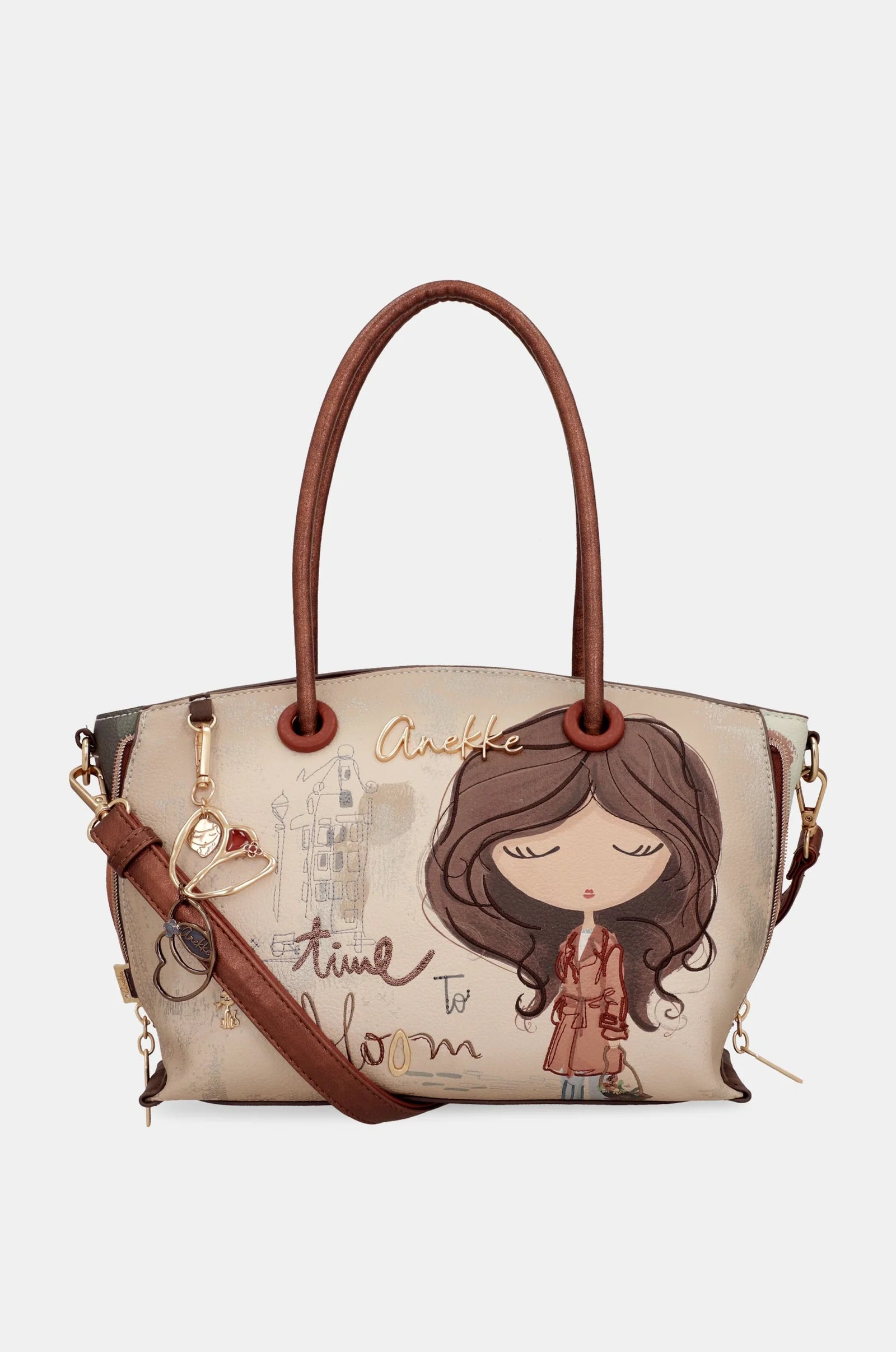 Borsa Donna Anekke Tulip con Manico Corto e Tracolla